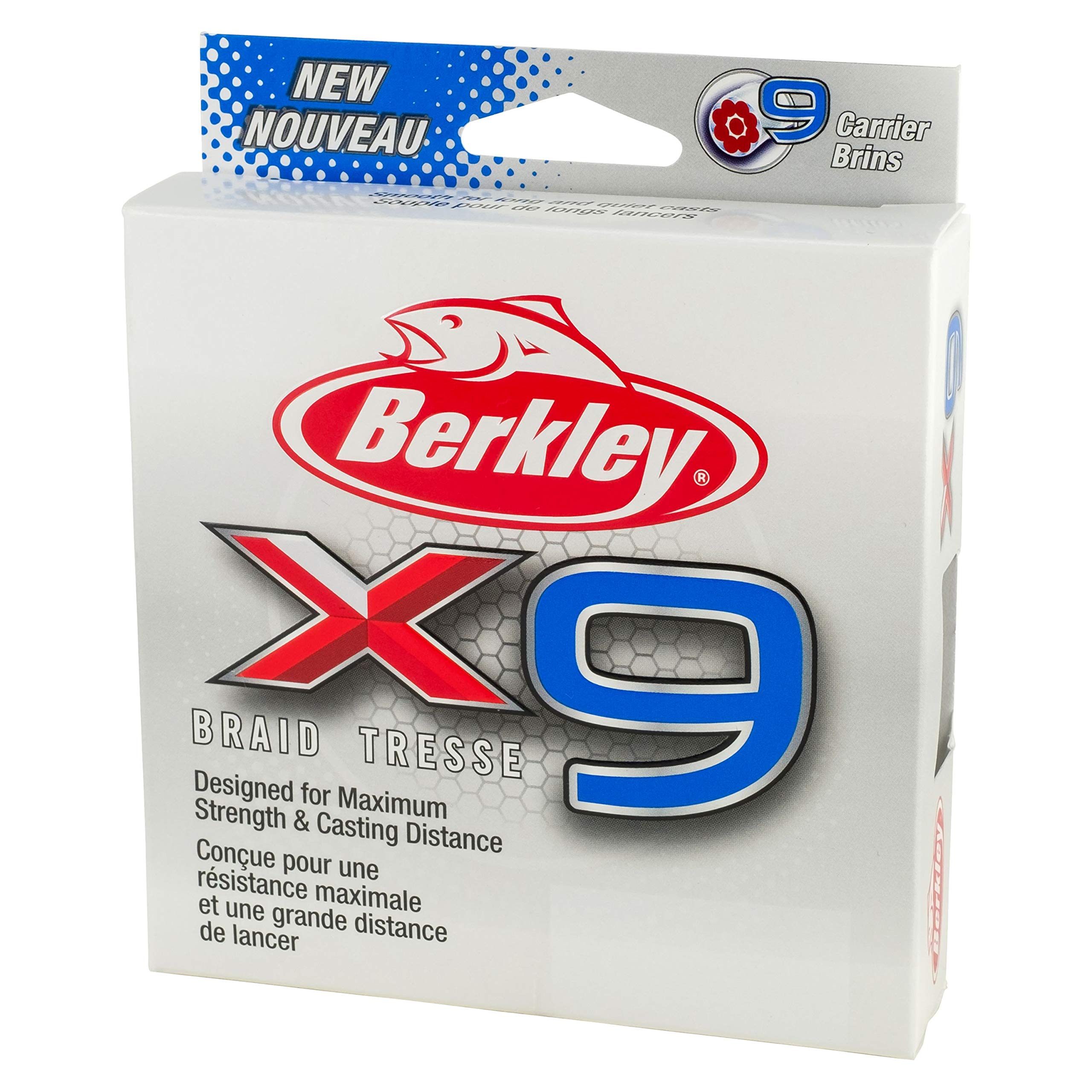 Berkley x9 Braid on reel with smooth-through guide for effortless casting.