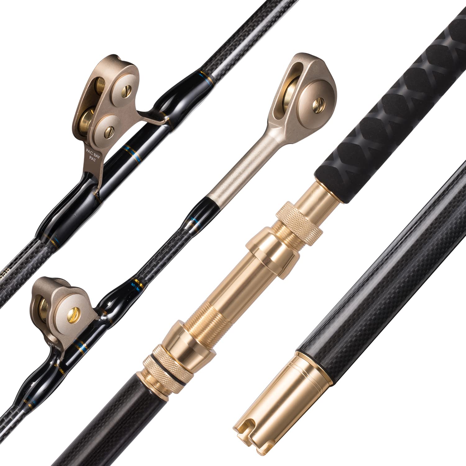 BerryPro bent straight trolling rod, 6ft length for offshore big-game trolling.