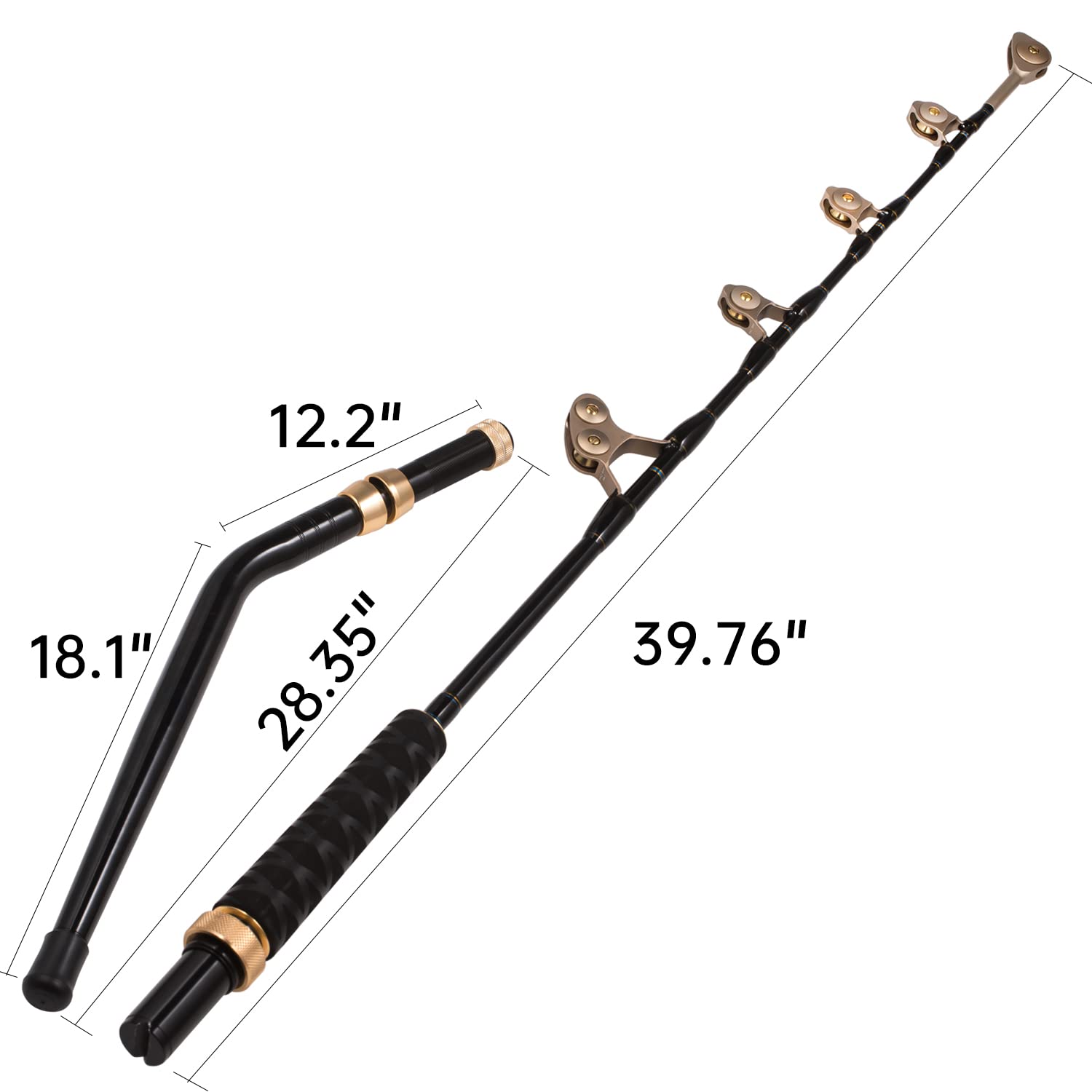 BERRYPRO Big-game trolling rod designed for Marlin, Sailfish, Tuna, and other trophy species.