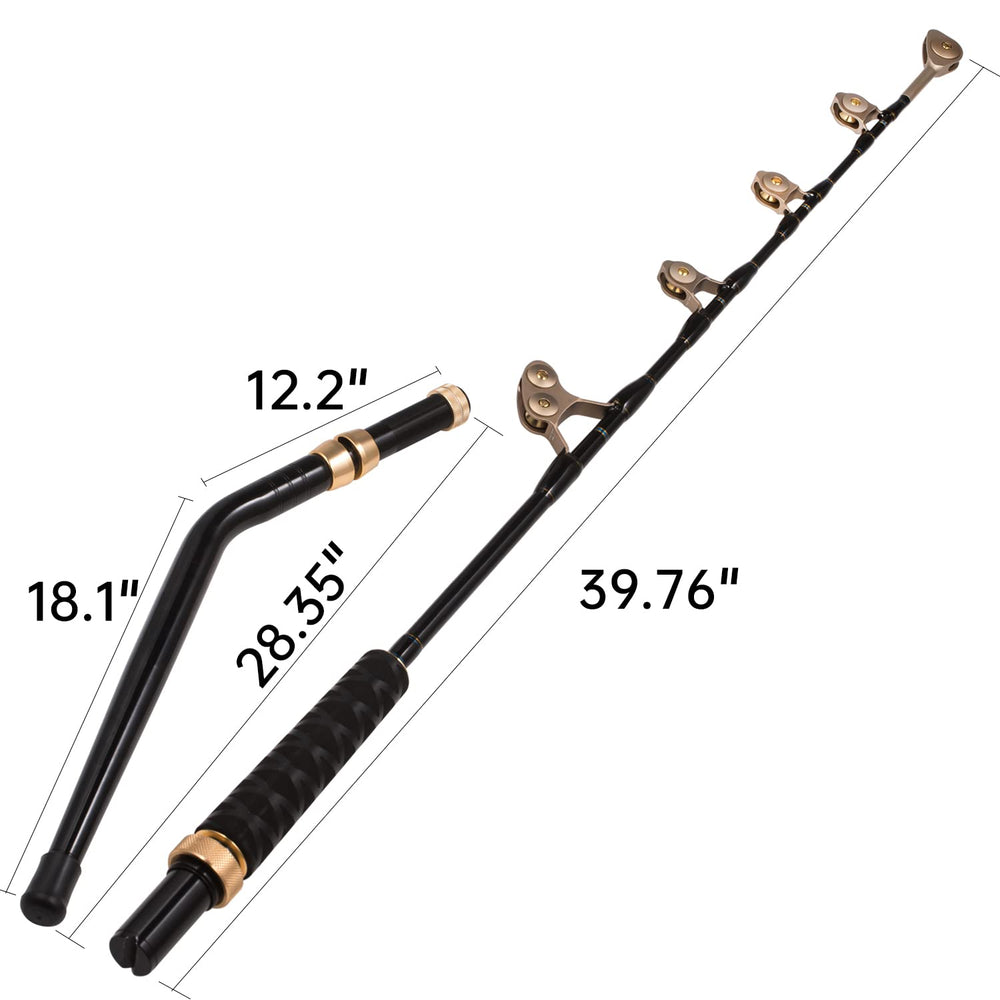 BERRYPRO Big-game trolling rod designed for Marlin, Sailfish, Tuna, and other trophy species.