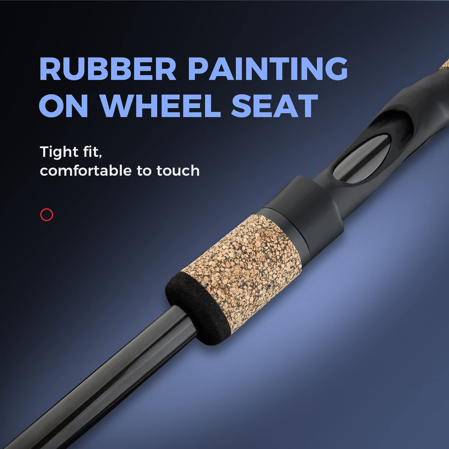 Berrypro IM8 carbon blank slender profile highlights easy casting and sensitivity.