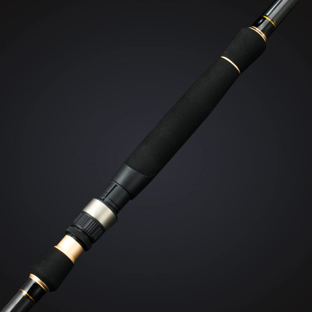 Berrypro Striper Killer Rod with ergonomic EVA grips for comfortable all-day fishing.