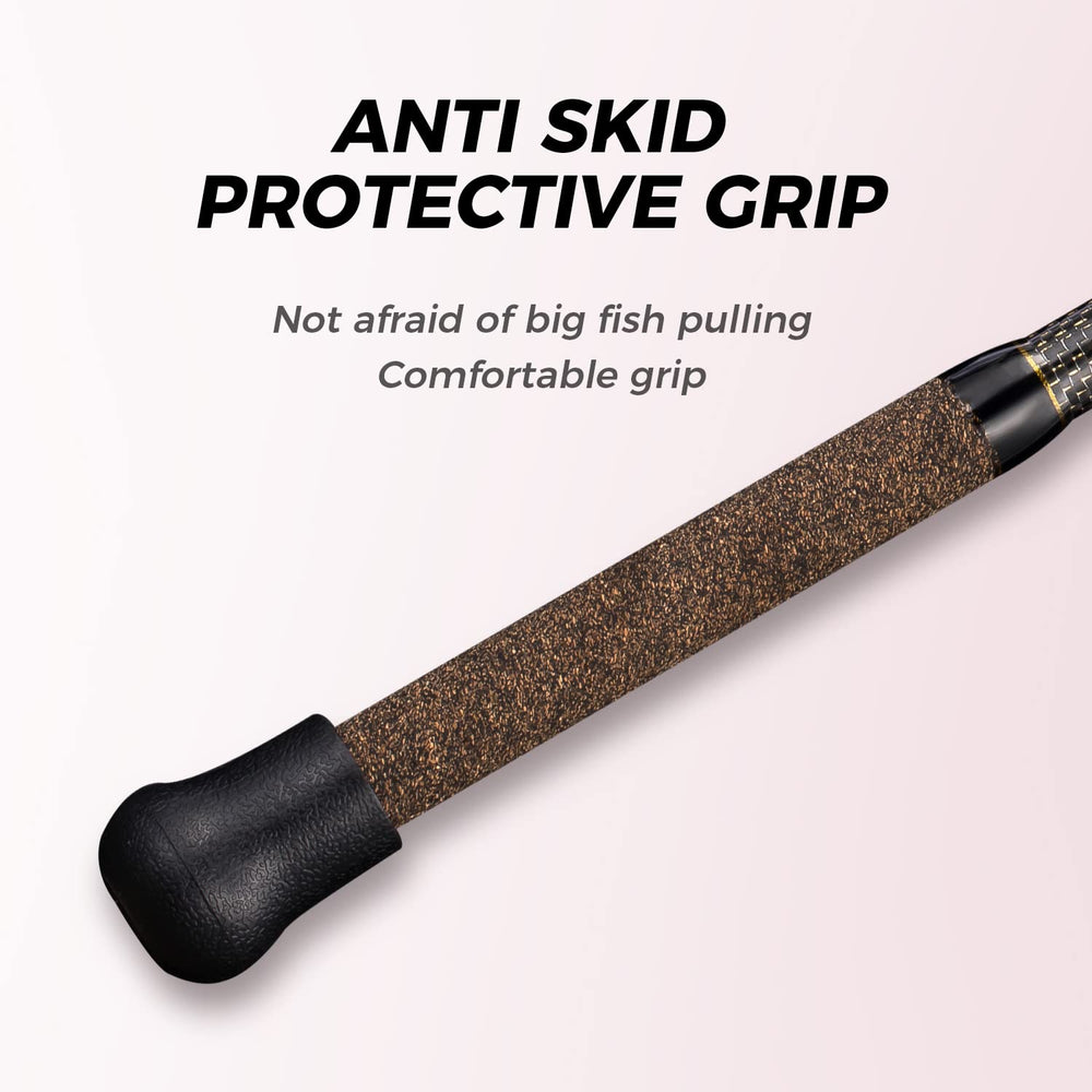 Ceramic ring guides close-up on Berrypro surf rod