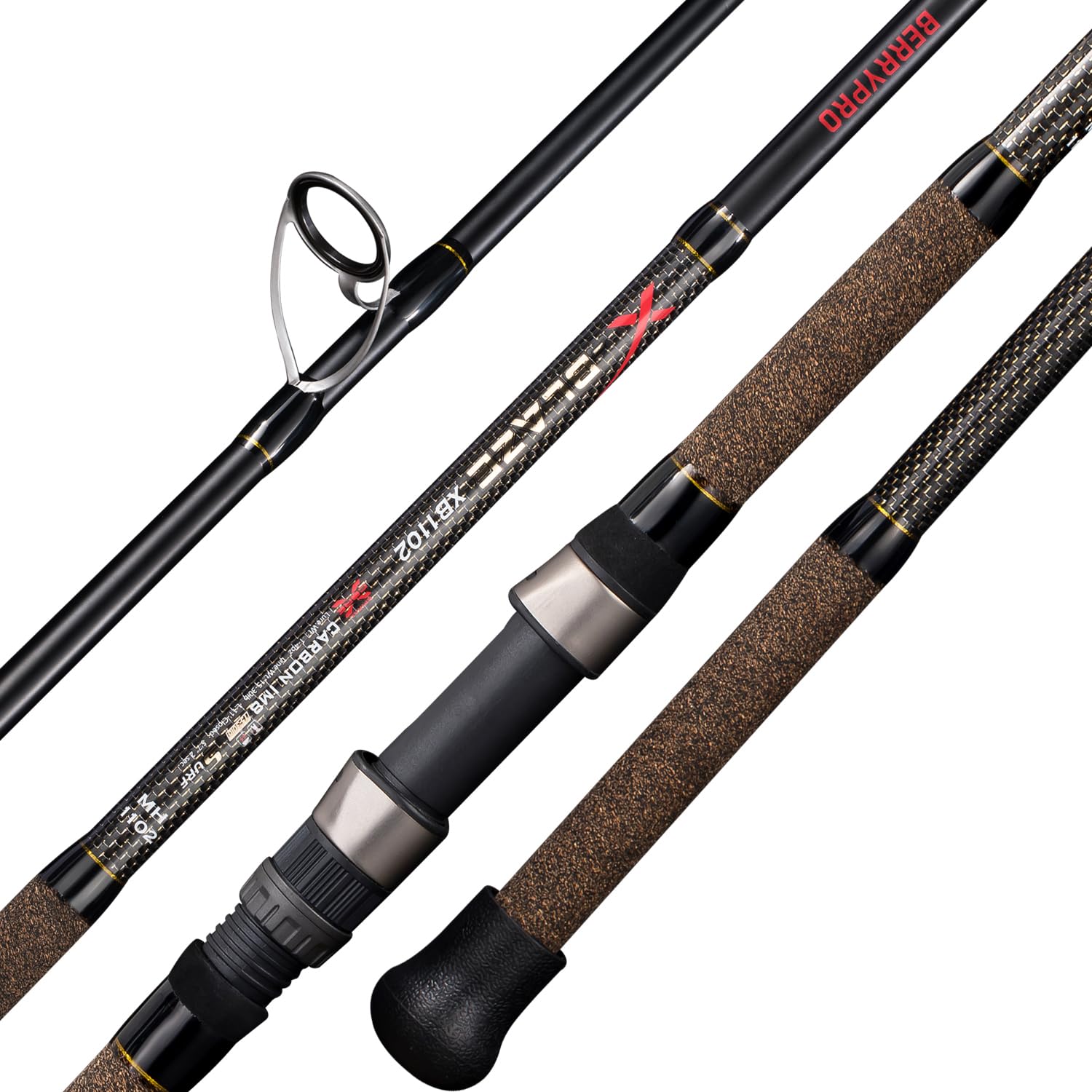 Berrypro surf rod pure carbon graphite 9ft 2-piece spinning rod