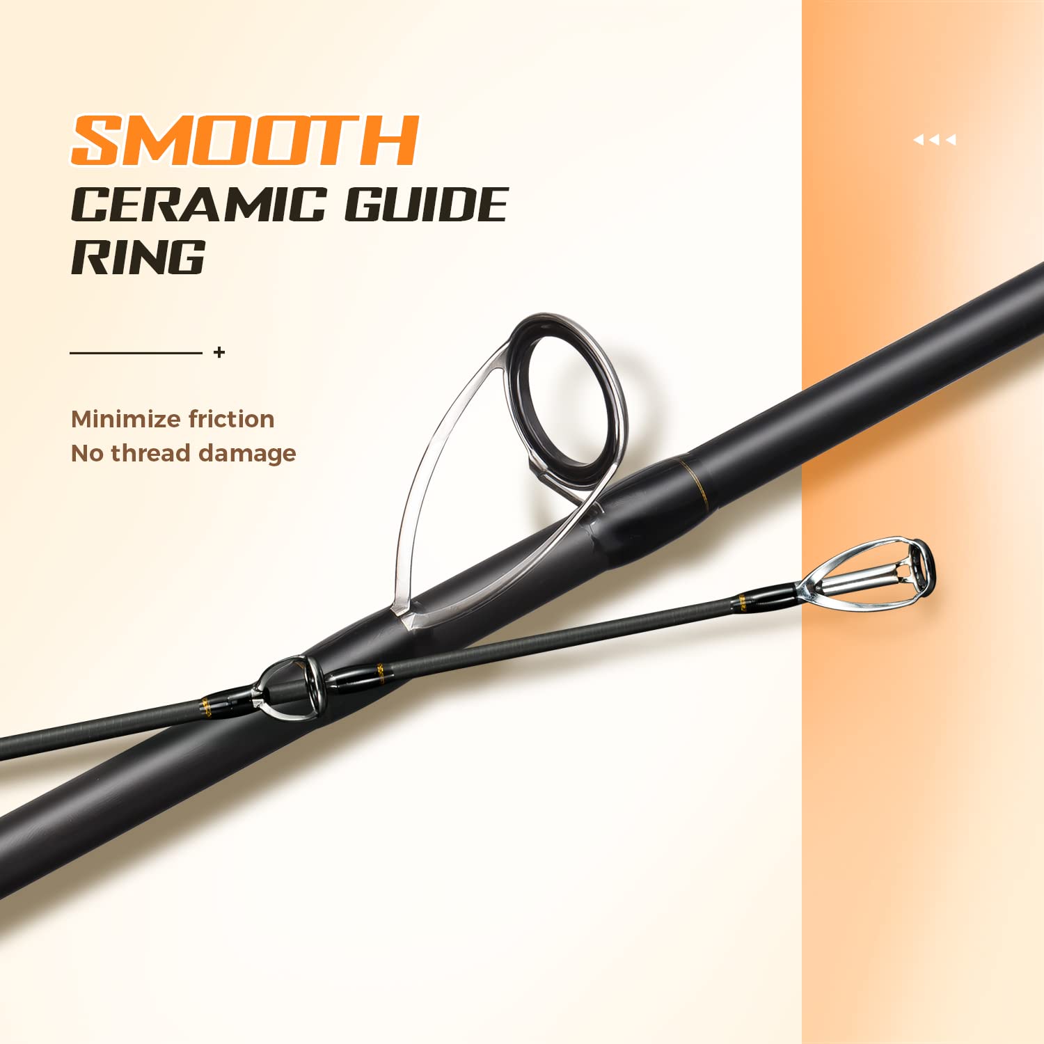 Berrypro surf spinning rod 9ft full-length view shows graphite design
