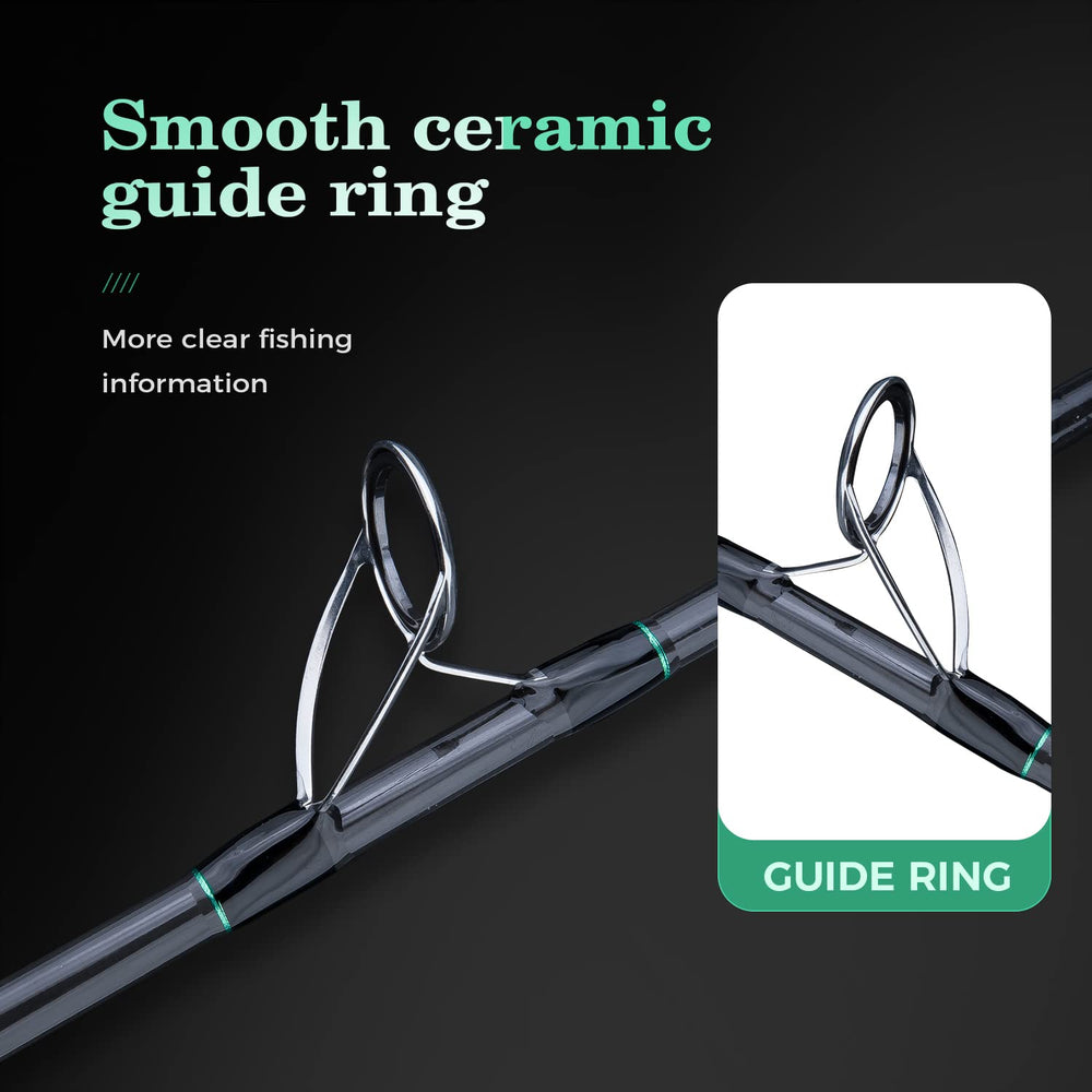 Berrypro Surf Spinning Rod in casting action highlights smooth line flow