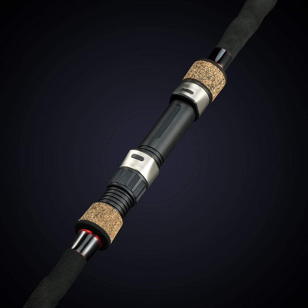 Berrypro Surf Spinning Rod ceramic guide aids smooth line flow and longer, cleaner casts