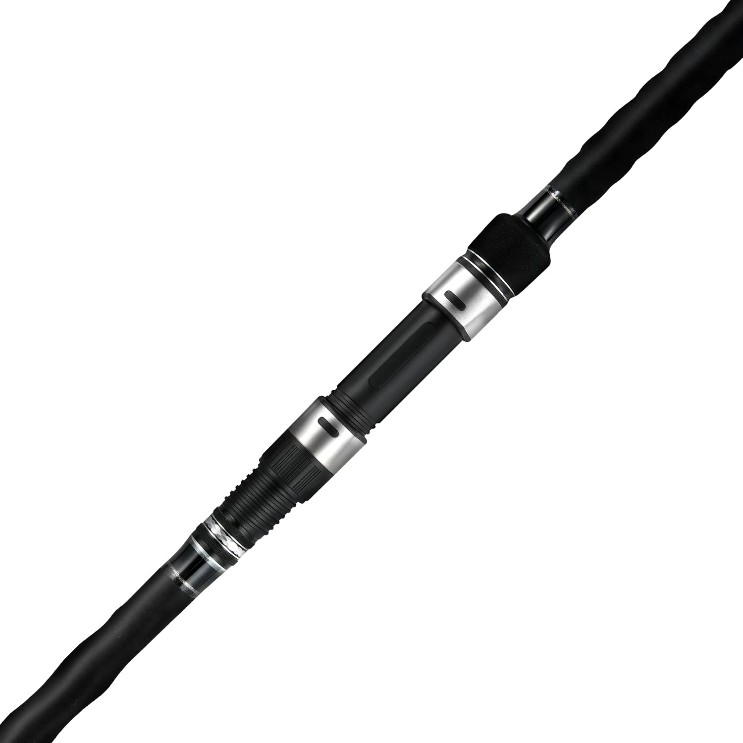 Berrypro Surf Spinning Rod ceramic-guides reduce friction for smoother long casts.