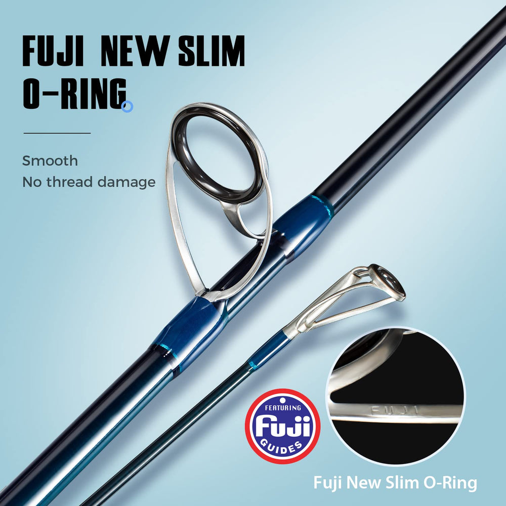 Berrypro surf rod fore grip with non-slip shrink tube enhances comfort during extended battles