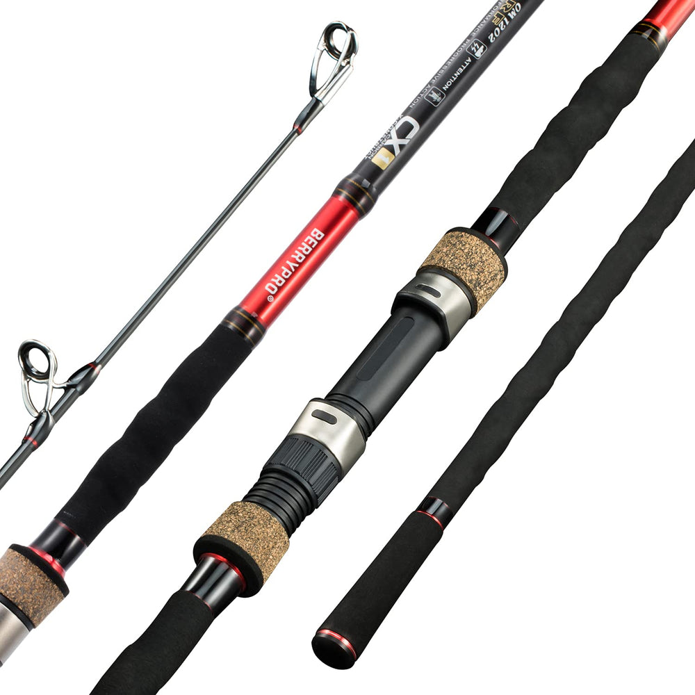 Berrypro Surf Spinning Rod full carbon blank shows lightweight strength for all-day fishing
