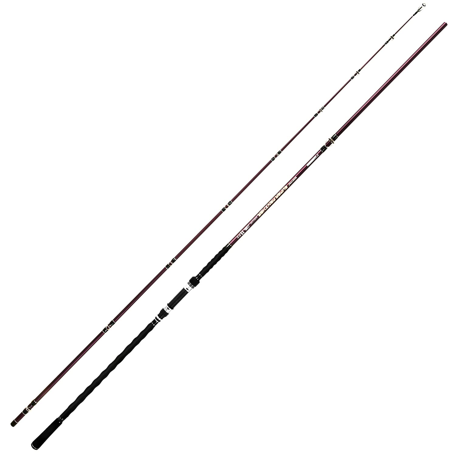 Berrypro Surf Spinning Rod reel seat demonstrates sturdy support for comfortable handling