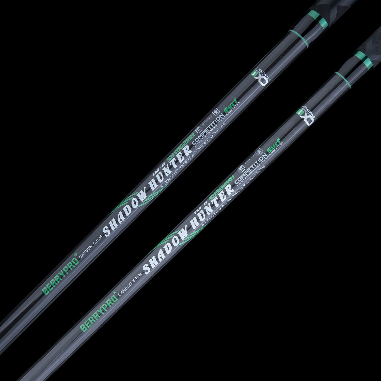 BERRYPRO warranty-backed rod ready for shore, jetty, or pier sessions