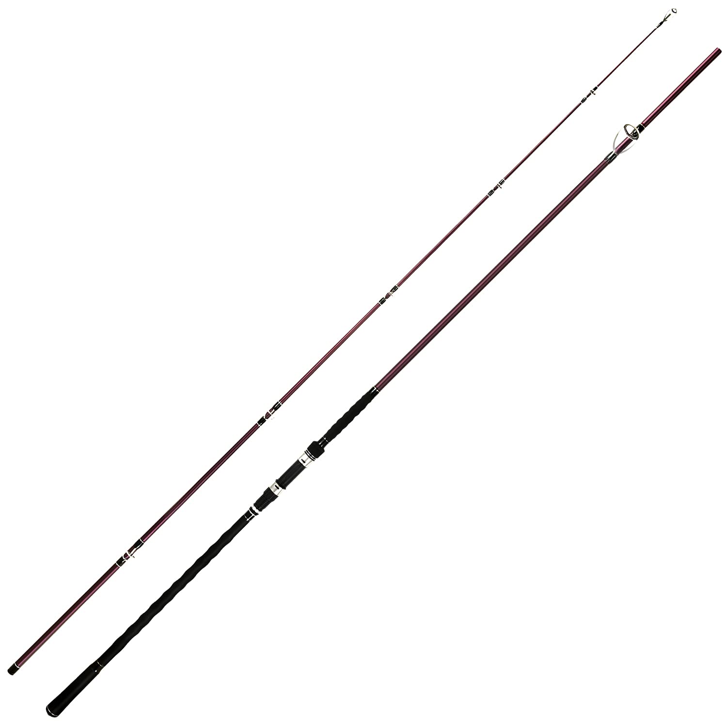 Berrypro Surf Spinning Rod showcasing X-Carbon technology for precision casting and power.