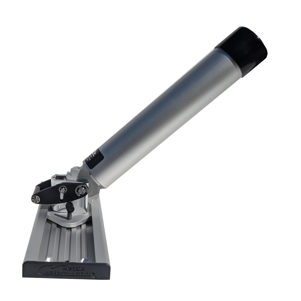 Bert's Custom Tackle egg base enables 70-degree horizontal rotation.