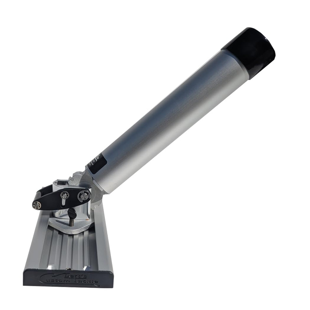 Bert's Custom Tackle egg base enables 70-degree horizontal rotation.