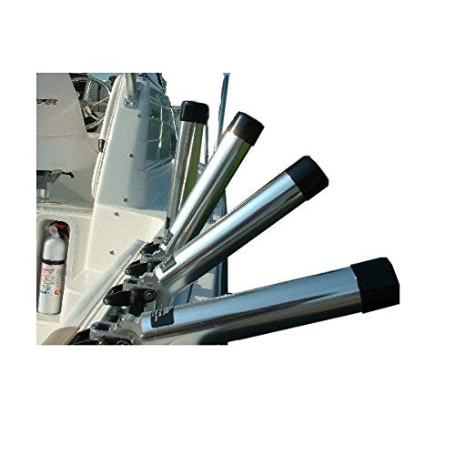 Bert's Custom Tackle MF5000 ratcheting holders provide a secure grip on rods.