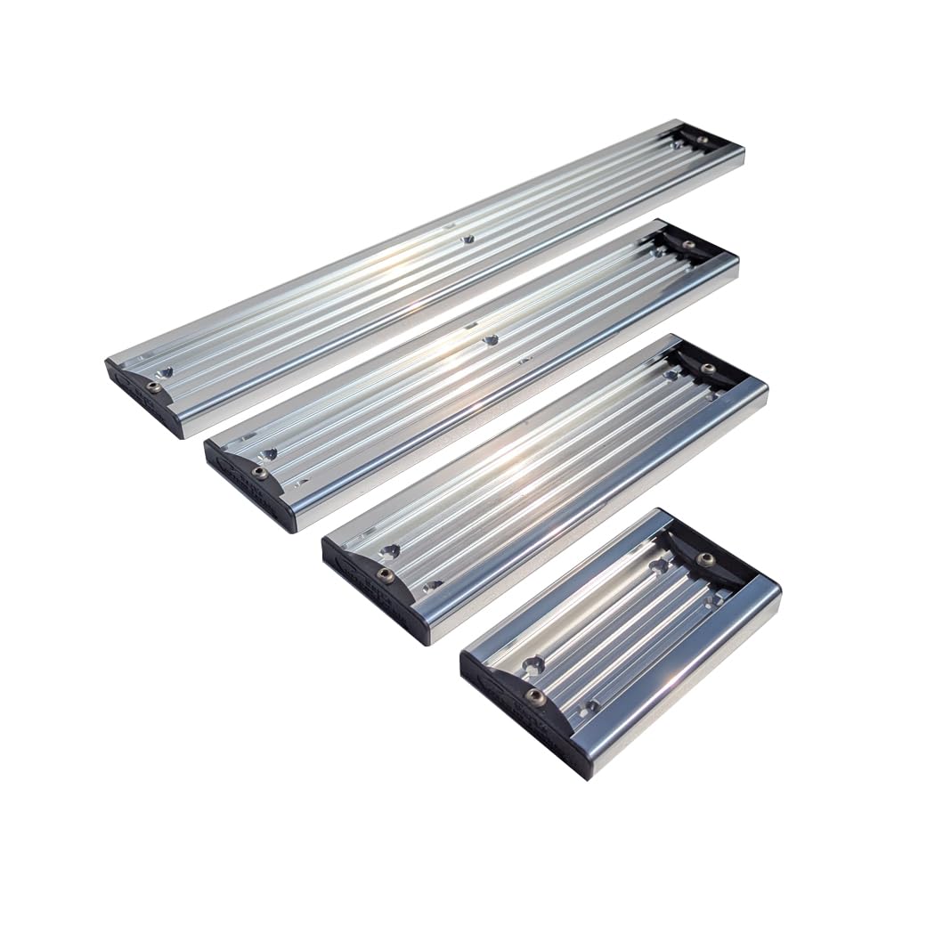 Bert's Track detail shows aircraft-grade aluminum with hard-anodized durable finish