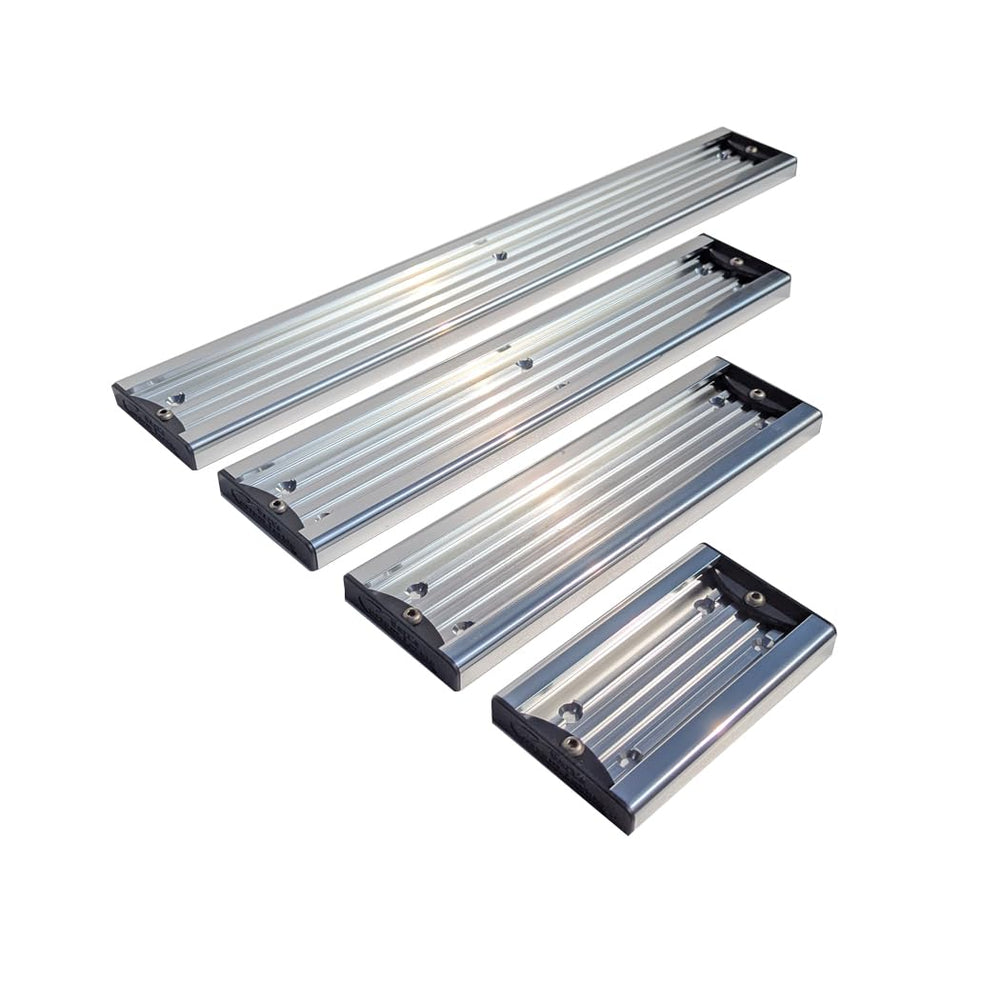 Bert's Track detail shows aircraft-grade aluminum with hard-anodized durable finish