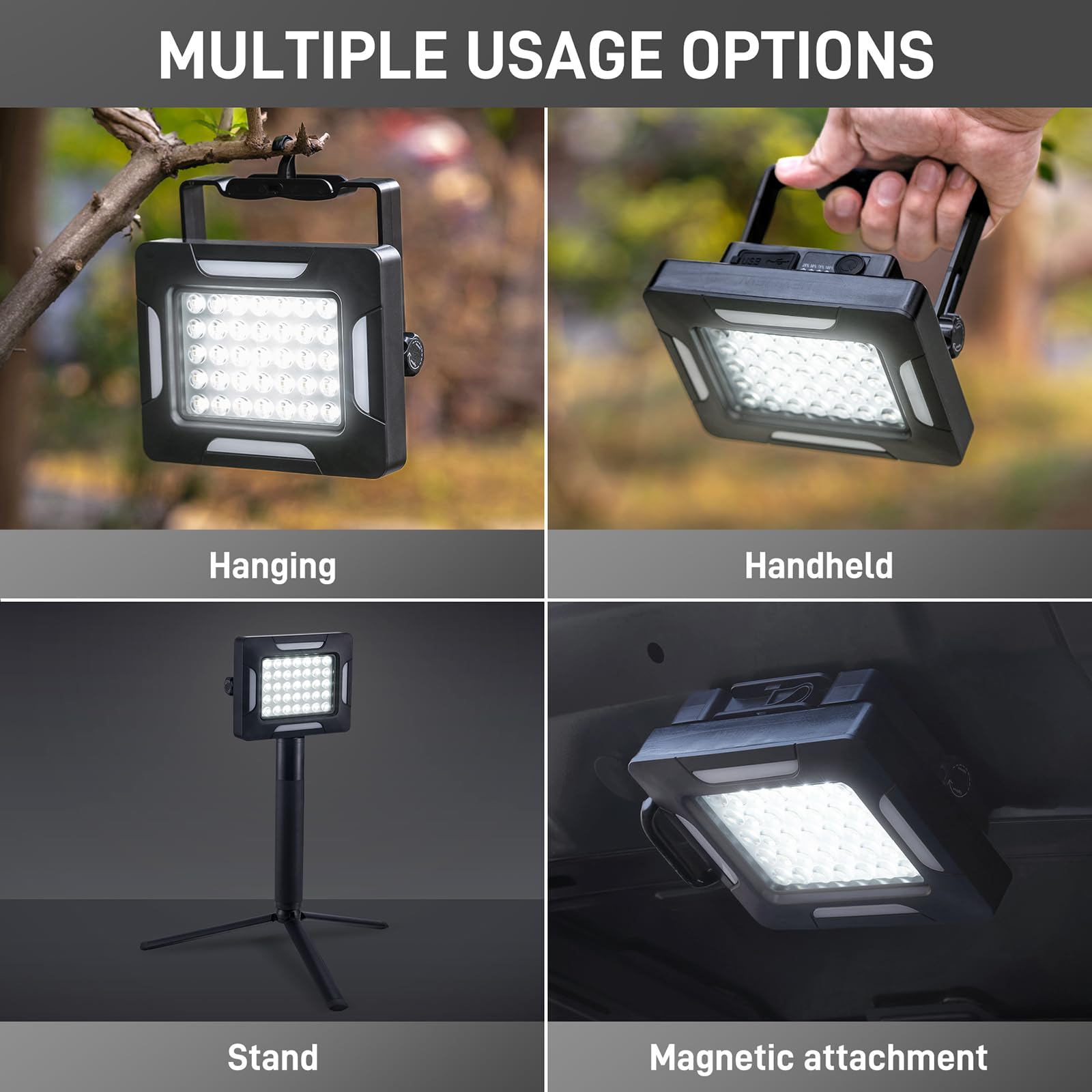 Berzfasa solar panel and USB dual power for uninterrupted brightness
