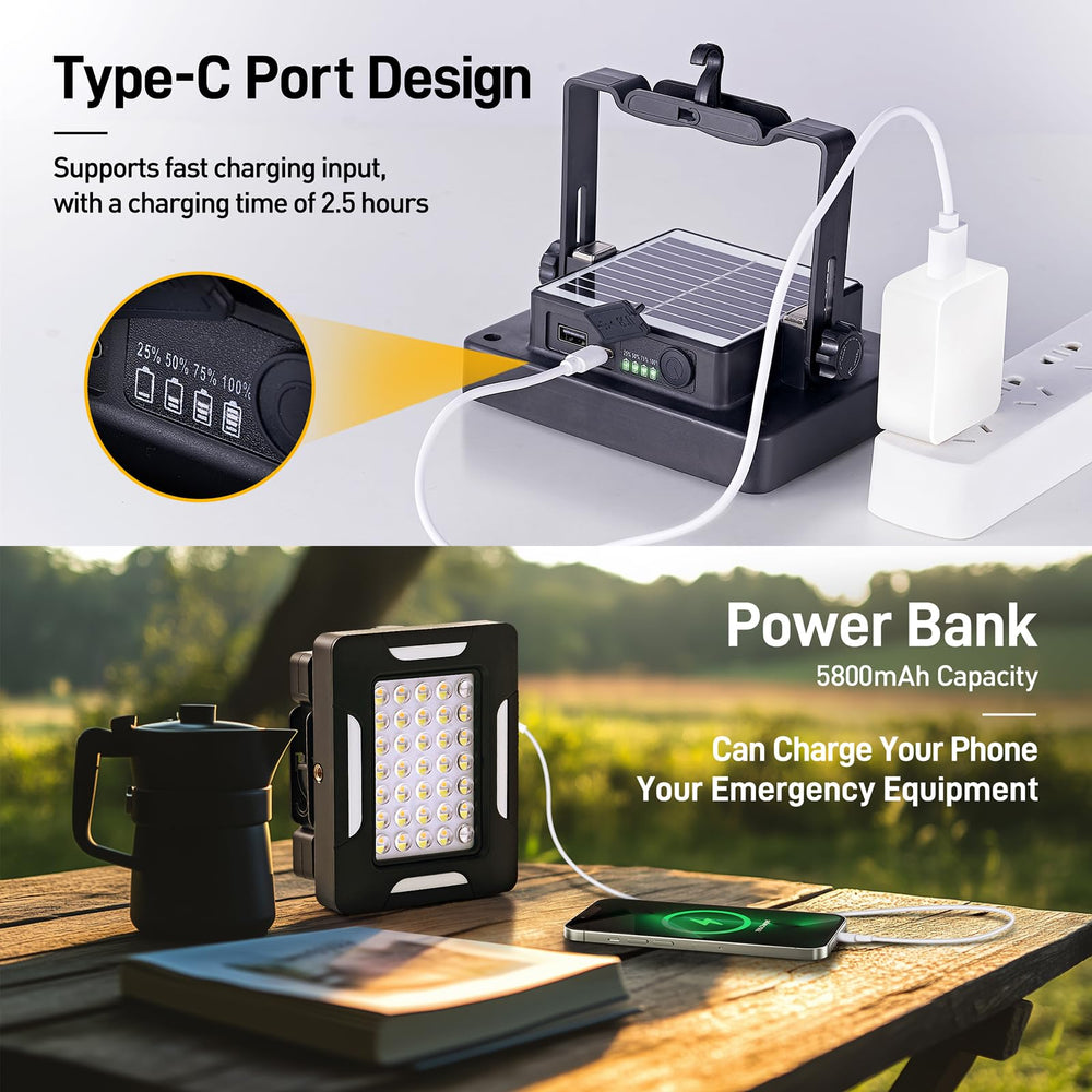Berzfasa USB charging powerbank keeps devices powered during camping