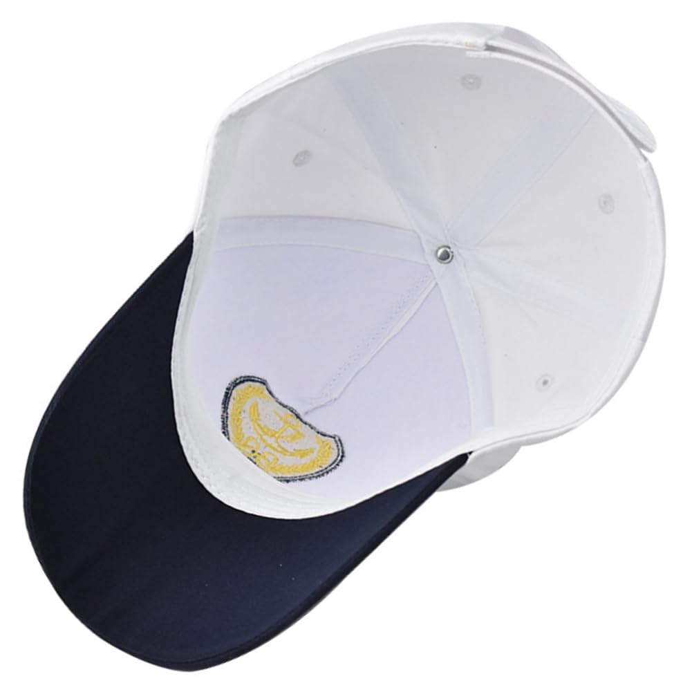 Besforta Anchor Hat worn on a boat during sailing.