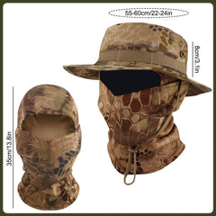 Besforta balaclava face mask in camo, soft and quick-drying for all-day comfort.