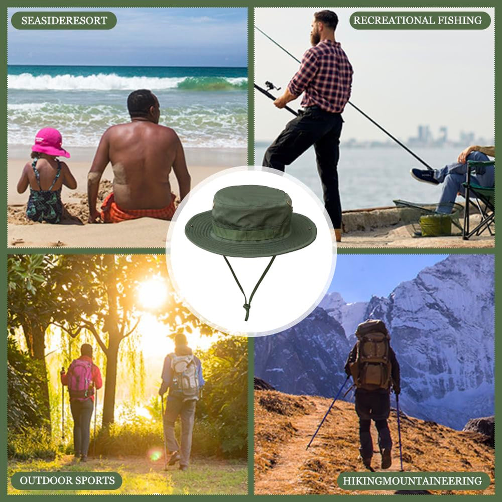 Besforta camouflage boonie hat foldable for compact packing during trips.