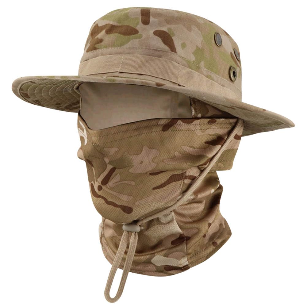 Besforta camo boonie hat with wide brim for sun protection