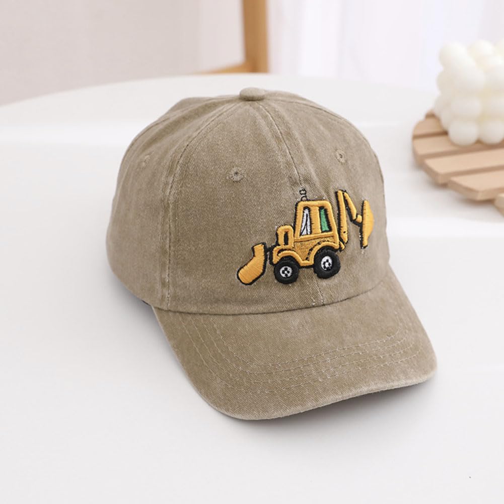 Besforta classic washed khaki cap pairs easily with any outfit.