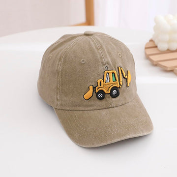 Besforta classic washed khaki cap pairs easily with any outfit.