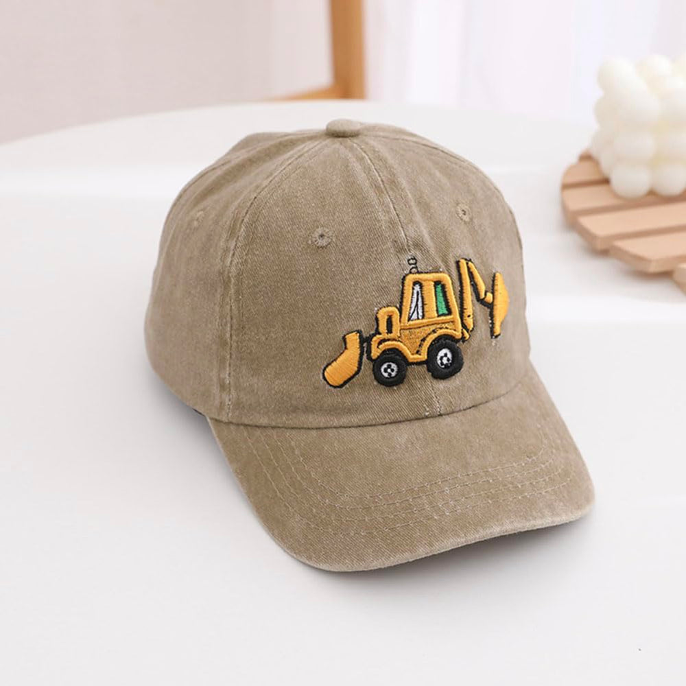 Besforta classic washed khaki cap pairs easily with any outfit.