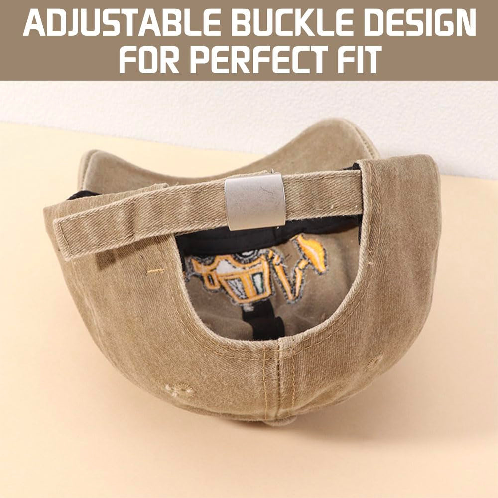 Besforta kids baseball hat side view, provides sun protection during outdoor play.