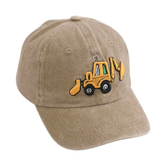 Besforta excavator embroidery toddler cap adds playful style for active kids.
