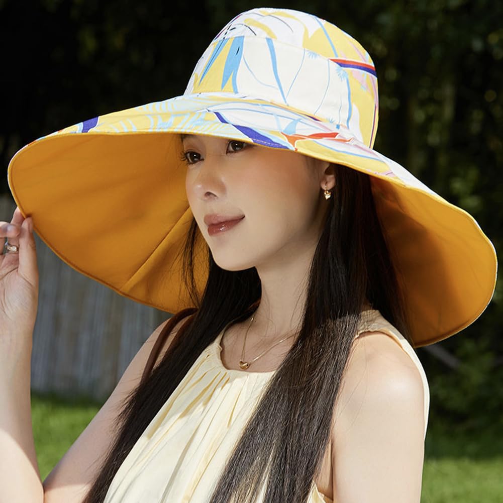 Besforta foldable sun hat stores flat for easy packing