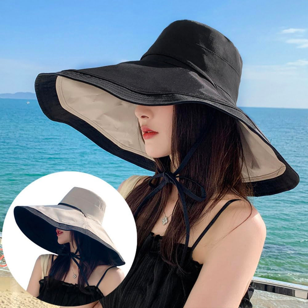 Besforta sun hat with detachable windproof chin strap for secure fit.
