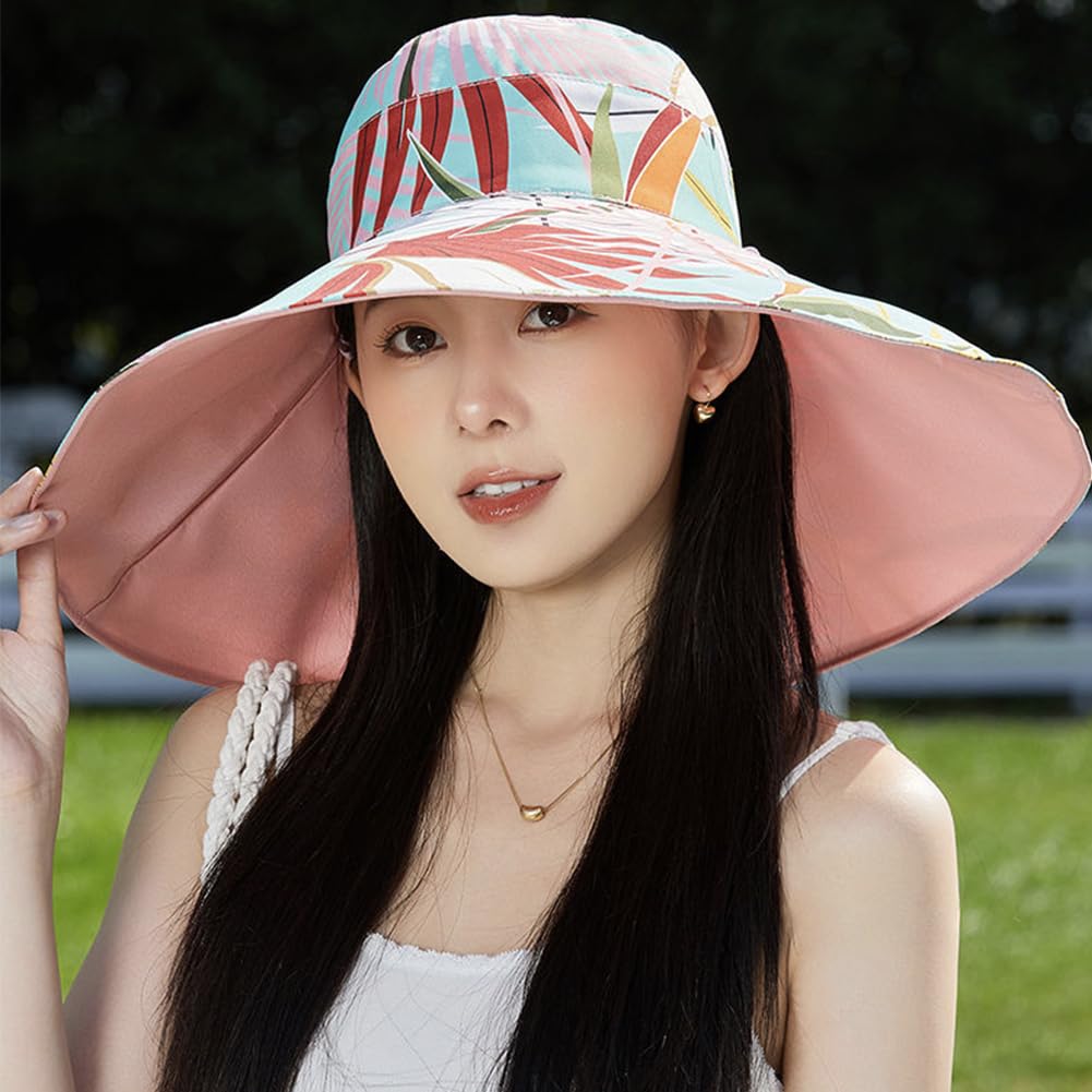 Besforta pink hat ideal for garden and seaside outings