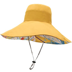 Besforta reversible sun hat folded in a bag for travel convenience