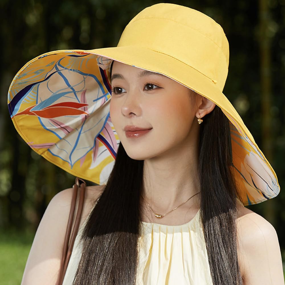 Besforta travel-friendly sun hat complements vacation outfits