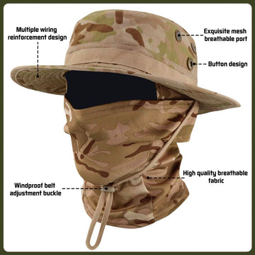 Besforta UV protection sun hat ideal for hunting, hiking, and fishing