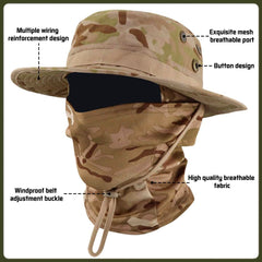 Besforta UV protection sun hat ideal for hunting, hiking, and fishing