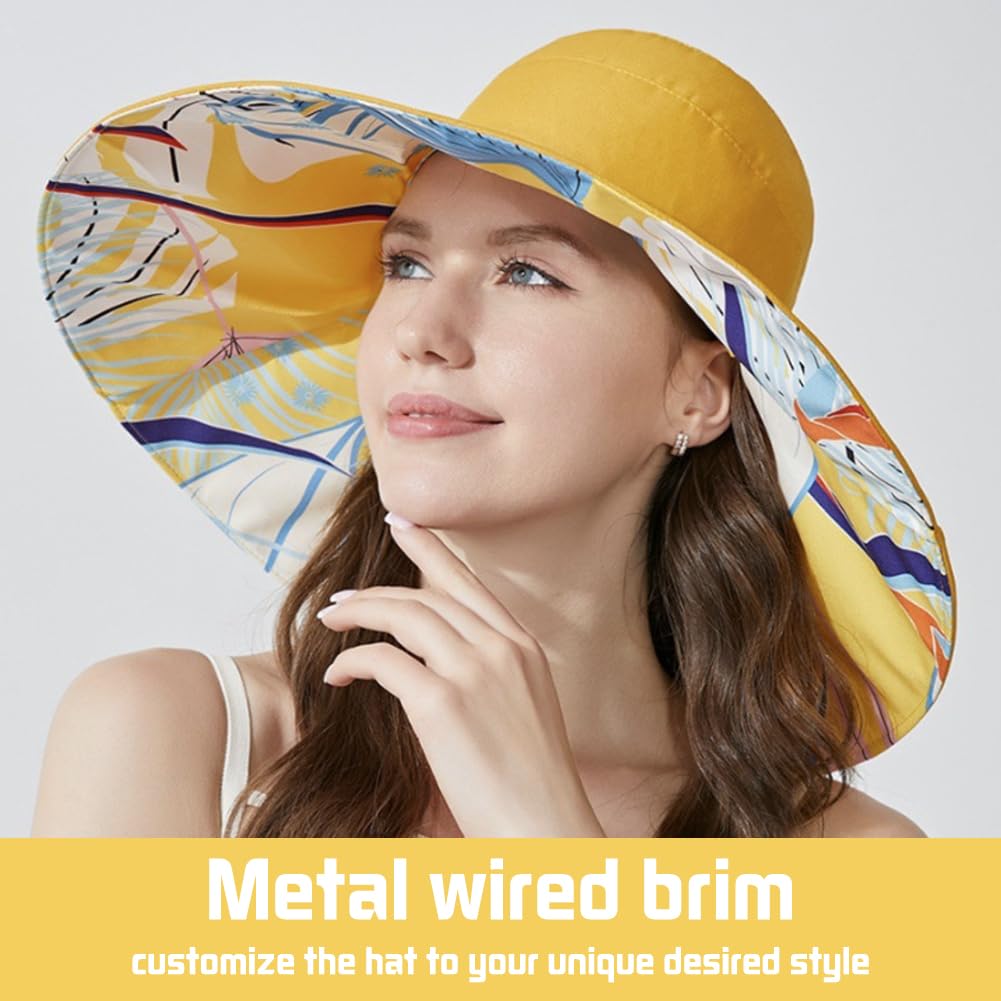 Besforta wide-brim sun hat ideal for beach days