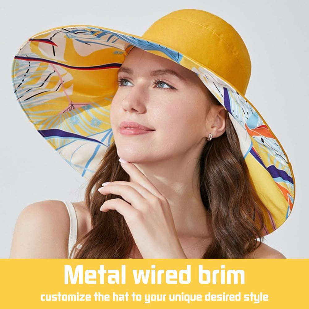 Besforta wide-brim sun hat ideal for beach days
