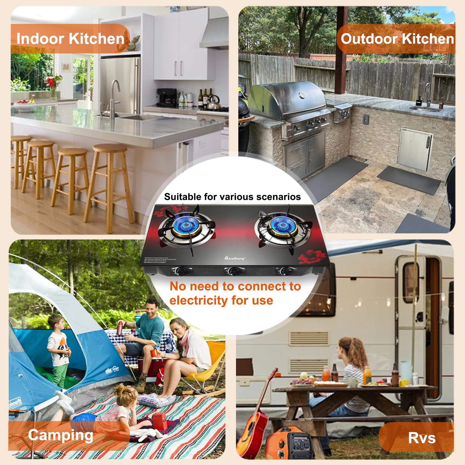 BesNerg outdoor-ready stove suitable for camping and emergencies