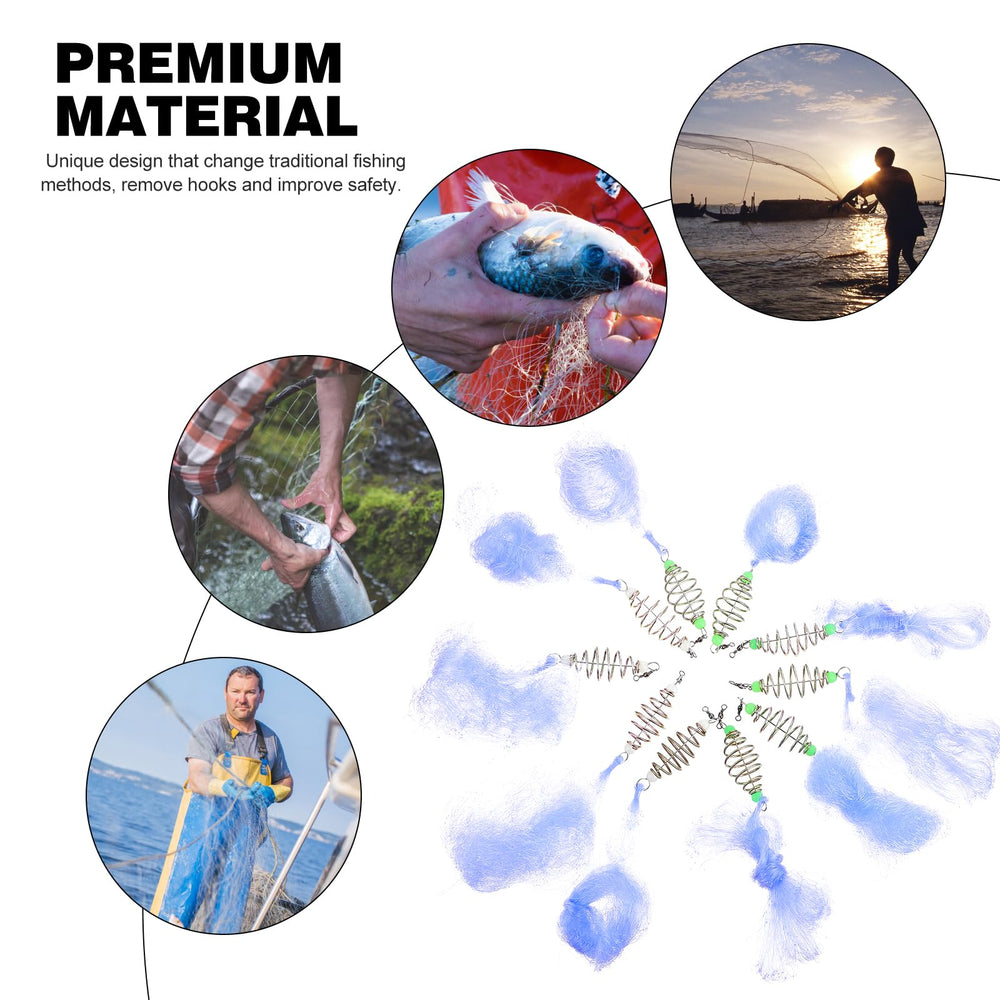 BESPORTBLE 10-piece set supports multiple fishing scenarios with different mesh sizes