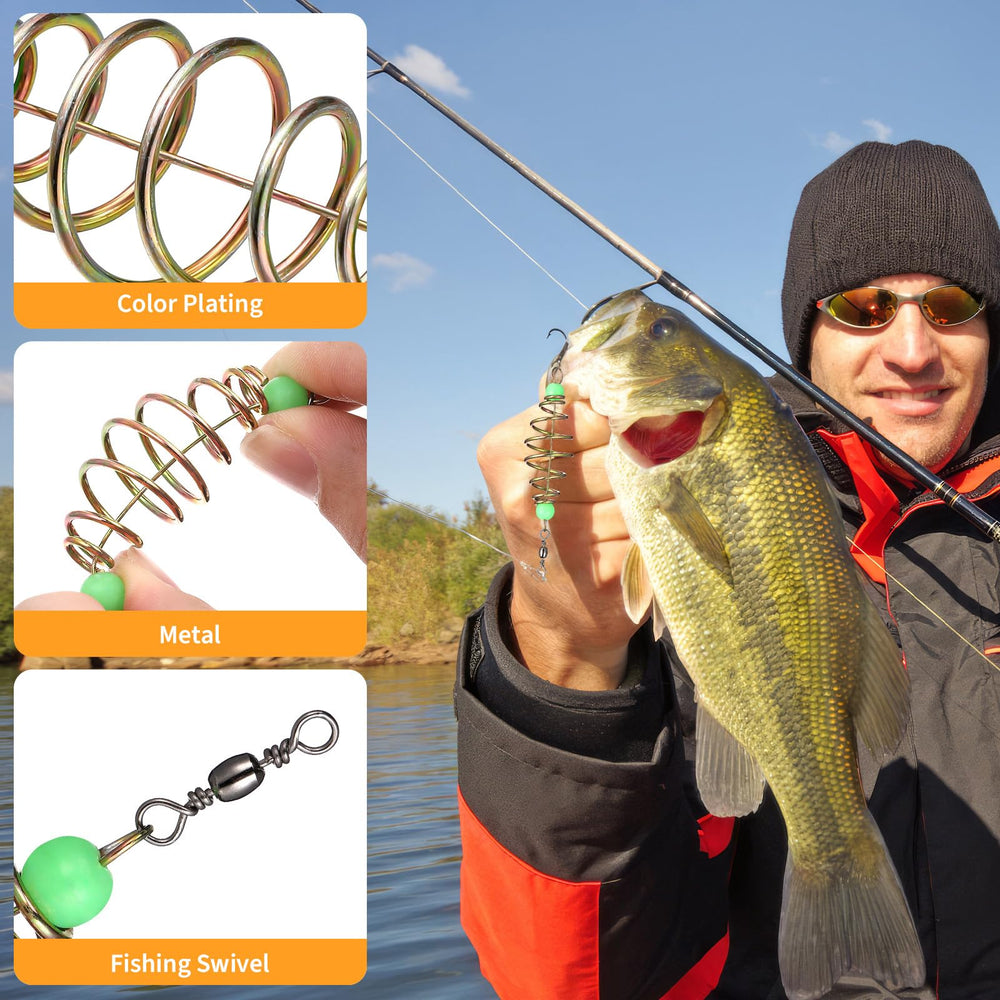 Stable bait holder designed to resist air spread