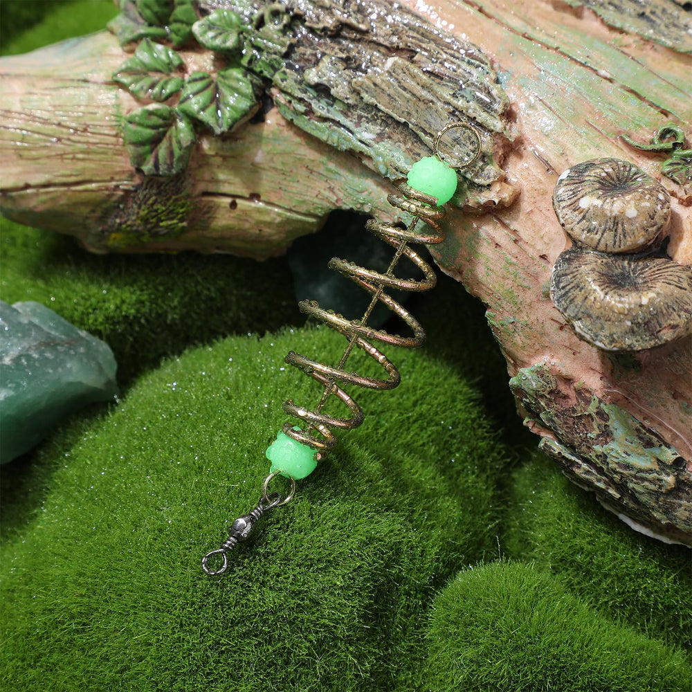 Detail of bait cage construction and latch