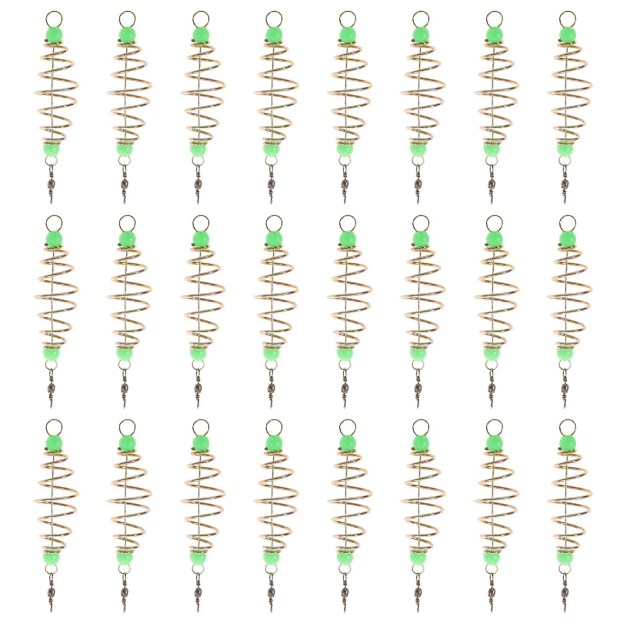 BESPORTBLE luminous bead spring bait holder close-up, olive shape