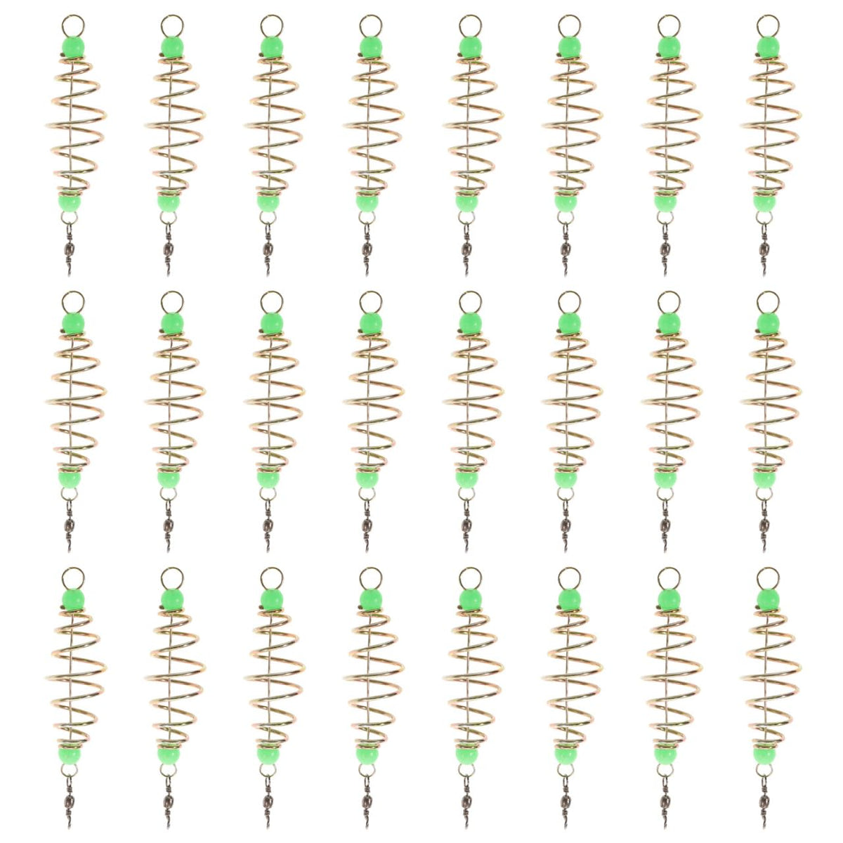 BESPORTBLE luminous bead spring bait holder close-up, olive shape