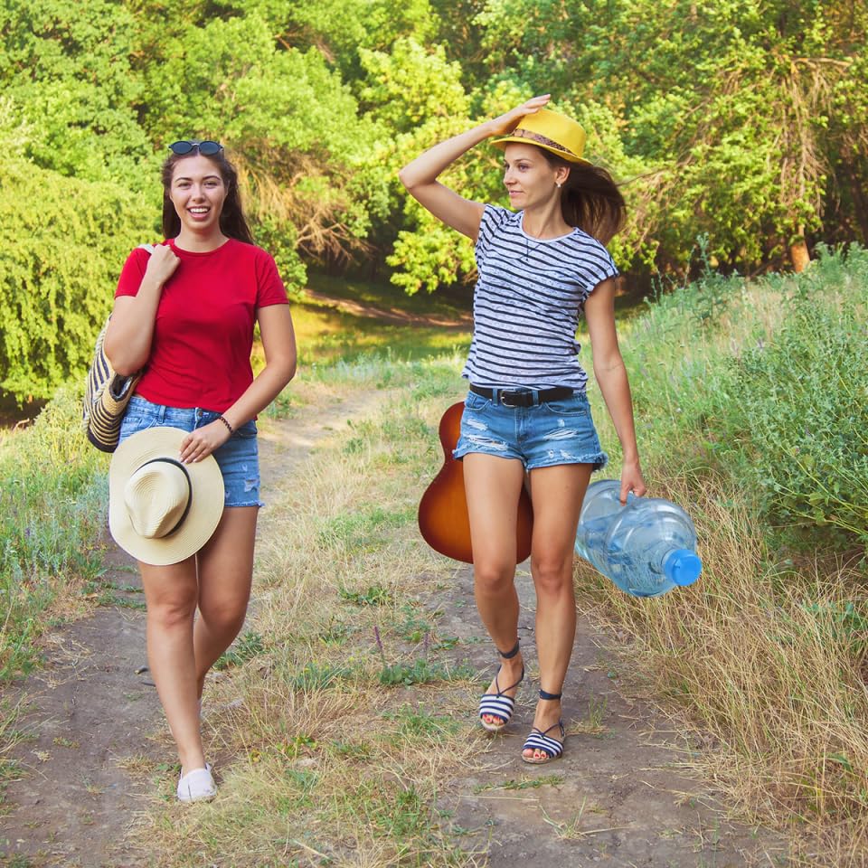 BESPORTBLE 5L water jug with side handle, easy transport during camping and travel
