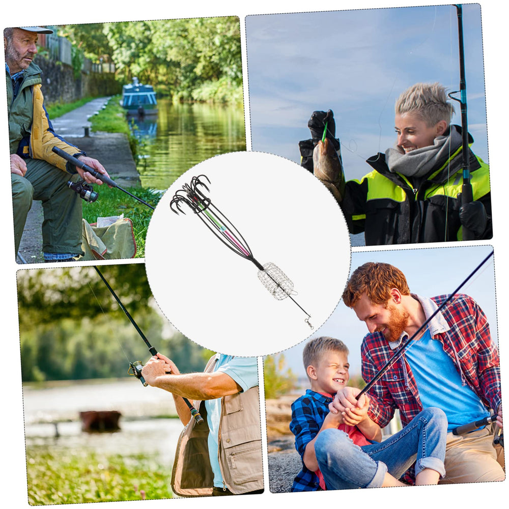 BESPORTBLE bait cage features compact storage to fit tackle boxes.